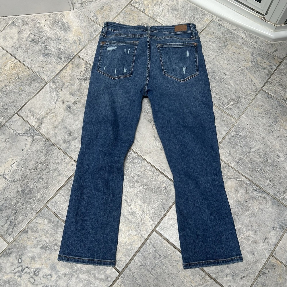 Judy Blue Capril Fit Denim Jeans Distressed Mid-Rise Size‎ 9/29 Style #78100 - Picture 5 of 5